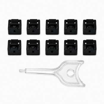 注文コード:03152428 LANポートロックキャップ RJ45用 10個セット 専用解除キー付き - メディアカバーマーケット