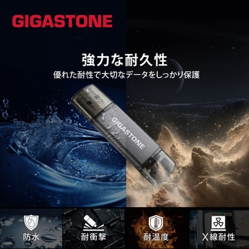 注文コード:03152690 USB3.2Gen1フラッシュドライブメモリー USB-A & Type-C - Gigastone