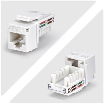 注文コード:03186911 RJ45キーストーンジャック/CAT6対応/24個セット/UTP非シールド/110パンチダウン/LAN配線用 RJ45モジュラージャック - StarTech.com