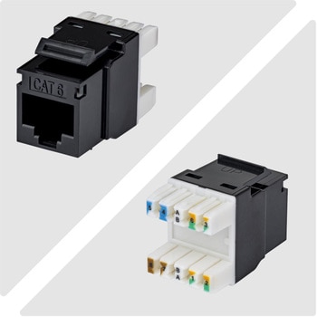 注文コード:03186920 RJ45キーストーンジャック/CAT6対応/24個セット/UTP非シールド/110パンチダウン/LAN配線用 RJ45モジュラージャック - StarTech.com
