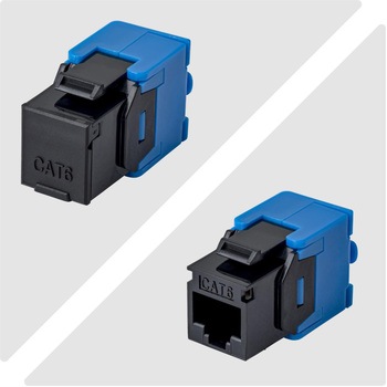 注文コード:03186938 RJ45キーストーンジャック/CAT6対応/24個セット/UTP非シールド/工具不要/180度配線/LAN配線用 RJ45モジュラージャック - StarTech.com
