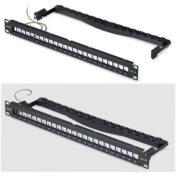 注文コード:03186947 パッチパネル/ラックマウント型/1U/ブランクキーストーン/RJ45 STP対応/データセンター LAN配線向け - StarTech.com