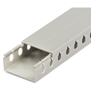 注文コード:03186999 スロット付き配線ダクト(カバー付属)/幅50mm x 高さ25mm/長さ2m/スロット幅8mm/配線隠し用PVCケーブルダクト/最大25本収容可能/UL規格認定品 - StarTech.com