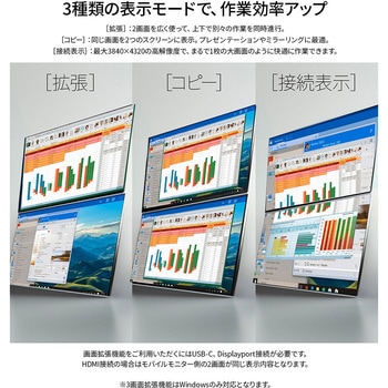 注文コード:03187708 15.6型/3840×2160/HDMI×1、DP×1、USB-C×2/ブラック/スピーカー有/2年保証 - JAPANNEXT