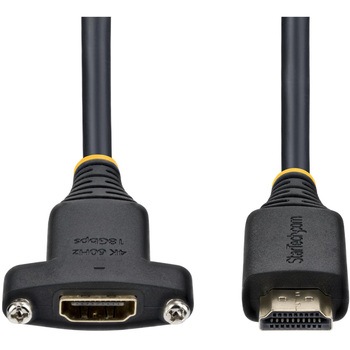 注文コード:03187778 HDMI 2.0ケーブル/パネルマウント型/オス - メス パネル取付 延長用/2m/4K60Hz 1440p 144Hz/High Speed HDMI/会議室 AV環境対応 - StarTech.com
