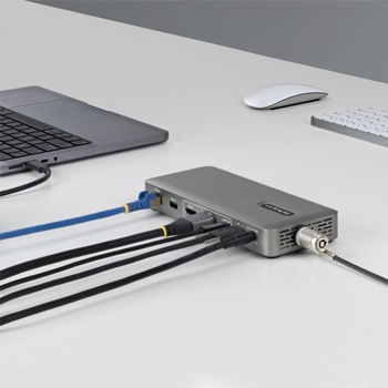 注文コード:03187787 ドッキングステーション/USB4接続/2画面/4K144Hz DisplayPort/100W PD/3x USB-A + 2x USB-C/2.5G LAN/ドライバー不要/macOS & Windows - StarTech.com