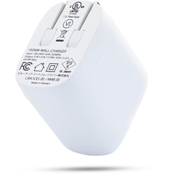 注文コード:03187812 USB充電器/1ポートUSB-C/最大20W/PD対応/急速充電 Type-C 電源アダプター - StarTech.com