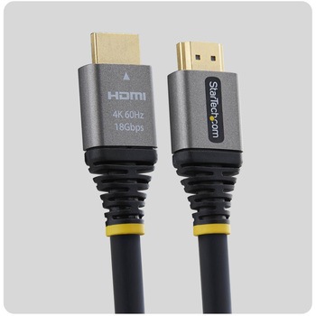 注文コード:03187891 HDMI 2.0ケーブル/1.5m/4K60Hz/Premium High Speed/オス - オス/ブラック/UHD モニター ディスプレイコード - StarTech.com