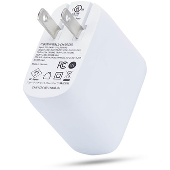 注文コード:03187900 USB充電器/1ポートUSB-C/最大65W/PD対応/GaN採用/急速充電 Type-C 電源アダプター - StarTech.com