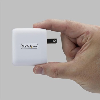 注文コード:03187900 USB充電器/1ポートUSB-C/最大65W/PD対応/GaN採用/急速充電 Type-C 電源アダプター - StarTech.com