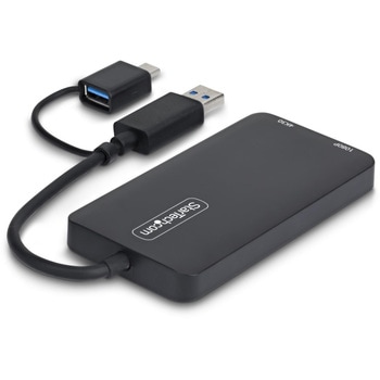注文コード:03187918 USB - HDMI変換アダプター/USB-C & A接続/2画面(1x 4K30Hz + 1x 1080p)/Windows macOS/ディスプレイコンバーター - StarTech.com