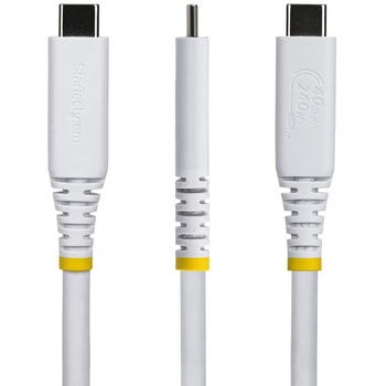 注文コード:03188040,03187970 USB4ケーブル/40Gbps/Type-C/240W PD/8K 120Hz / 4K 240Hz/DP2.1/DSC1.2a/Thunderbolt 4互換/高速充電 データ転送 - StarTech.com