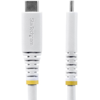 注文コード:03188031 USB4ケーブル/2m/20Gbps/USB Type-C to C/240W PD EPR/4K 120Hz/DP 2.1/USB-IF/ホワイト/高速充電 データ転送 - StarTech.com