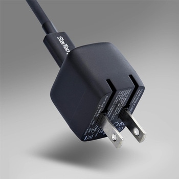 注文コード:03188128 USB充電器/1ポートUSB-C/最大30W/PD対応(5V/9V/15V/20V)/GaN採用/ブラック/急速充電 Type-C 電源アダプター - StarTech.com