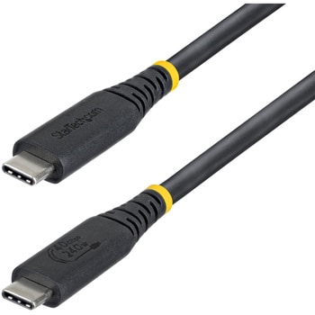 注文コード:03188171,03188329 USB4ケーブル/40Gbps/Type-C/240W PD/8K 120Hz / 4K 240Hz/DP2.1/DSC1.2a/Thunderbolt 4互換/高速充電 データ転送 - StarTech.com