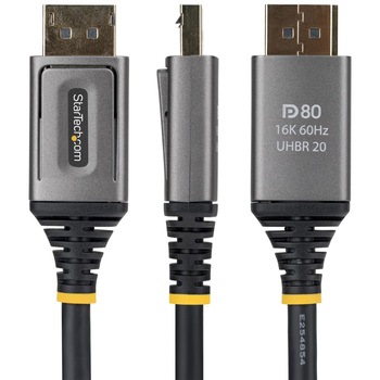 注文コード:03188347,03188232,03187961,03188302 DisplayPort 2.1ケーブル/DP80 VESA準拠/DSC1.2a/オス・オス/ブラック/モニターケーブル - StarTech.com