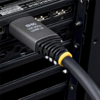 注文コード:03187961,03188232,03188347,03188302 DisplayPort 2.1ケーブル/DP80 VESA準拠/DSC1.2a/オス・オス/ブラック/モニターケーブル - StarTech.com