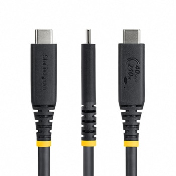 注文コード:03188171,03188329 USB4ケーブル/40Gbps/Type-C/240W PD/8K 120Hz / 4K 240Hz/DP2.1/DSC1.2a/Thunderbolt 4互換/高速充電 データ転送 - StarTech.com