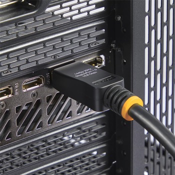注文コード:03188390 DisplayPort 1.0 ケーブル/6.1m/1920 x 1200p/10.8Gbps/抜け防止機構付き/DPオス - DPオス/ブラック/ディスプレイポート/モニターケーブル - StarTech.com