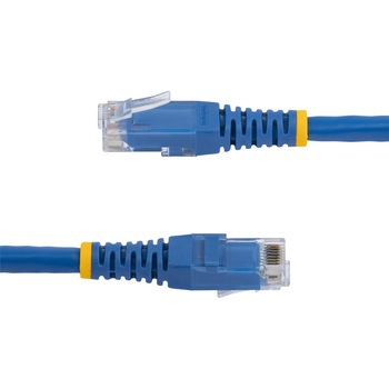 注文コード:03188417 Cat6対応LANケーブル 30cm カテゴリ6対応イーサネットケーブル モールド処理済みRJ45コネクタ ブルー - StarTech.com