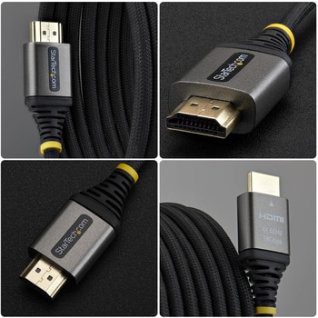 注文コード:03187796 HDMI 2.0ケーブル/フレキシブル/50cm/ 4K60Hz 1440p 144Hz/18Gbps/Premium HDMI/テレビ モニター 会議室AV環境対応 - StarTech.com