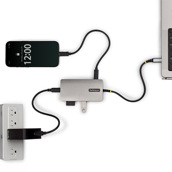 注文コード:03188487 マルチポートアダプター/USB-C接続/4K60Hz HDMI/140W PD/1x USB-C + 3x USB-A/イーサネット/SD microSDカードリーダー/Dell HP LenovoノートPC対応 - StarTech.com