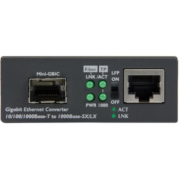 注文コード:03188512 光メディアコンバーター/ギガビットRJ45 - SFP変換/オープンSFPスロット/10/100/1000対応/シングル・マルチモード/光ファイバー - StarTech.com