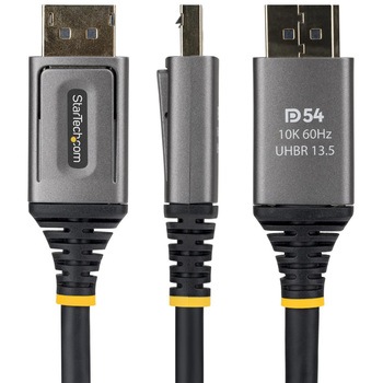 注文コード:03188198,03188372,03188530,03188320 DisplayPort 2.1ケーブル/DP54 VESA準拠/DSC1.2a/オス・オス/ブラック/モニターケーブル - StarTech.com