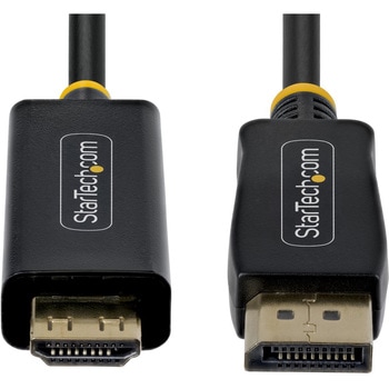 注文コード:03188600,03188496,03187830,03188119 DisplayPort - HDMI変換ケーブル/4K60Hz/映像出力側抜けにくいグリップ設計/HDR/単方向仕様/デスクトップPC ディスプレイビデオコンバーター - StarTech.com