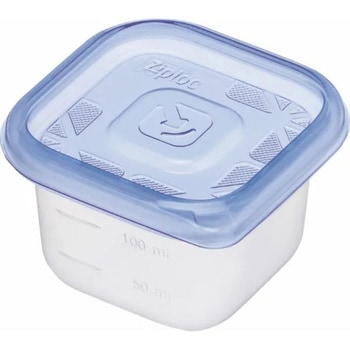 注文コード:03192398 保存容器 ジップロック コンテナー 正方形130ml 4個入 旭化成ホームプロダクツ - 旭化成ホームプロダクツ