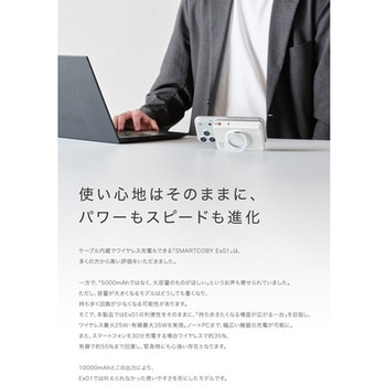 注文コード:03199188 SMARTCOBY Ex05 Wireless2.2 Pro CABLE SS10K ホワイト - CIO