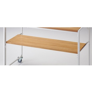 注文コード:03270692 新型ハコマルシェワゴン・ホワイト用/中間棚セット 幅120×奥行40cm - ストア・エキスプレス