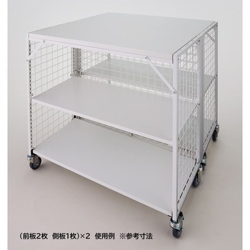 注文コード:03270728,03270902 新型ハコマルシェワゴン・ホワイト用/下部用ネット 幅120×奥行60cm - ストア・エキスプレス