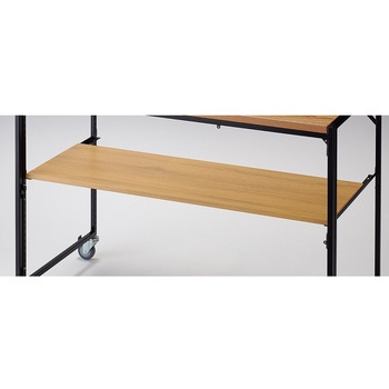 注文コード:03270972 新型ハコマルシェワゴン・ブラック用/中間棚セット 幅120×奥行40cm - ストア・エキスプレス