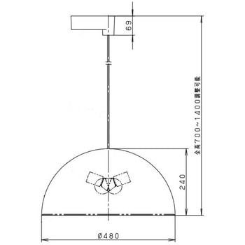 注文コード:03346021,03346197 配線ダクト取付型 LED 電球色 ペンダント プラスチックセードタイプ LED電球交換型 MODIFY モディファイ - Panasonic(パナソニック)