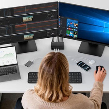注文コード:03365201 Connect ユニバーサル 14ポート デュアルディスプレイ対応 USB-C ドック 100W - BELKIN(ベルキン)