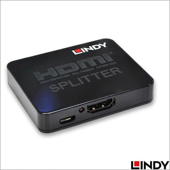 注文コード:03366102 LINDY HDMI 1.4 10.2G コンパクト型 分配器、1入力2出力 - LINDY