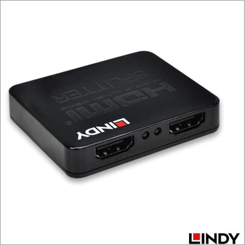 注文コード:03366102 LINDY HDMI 1.4 10.2G コンパクト型 分配器、1入力2出力 - LINDY