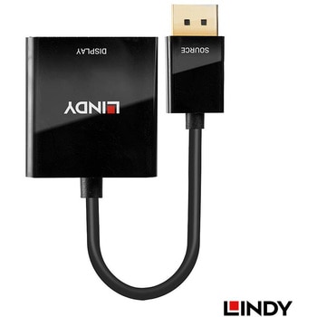 注文コード:03366181 LINDY DisplayPort to DVIアクティブ変換アダプタ - LINDY