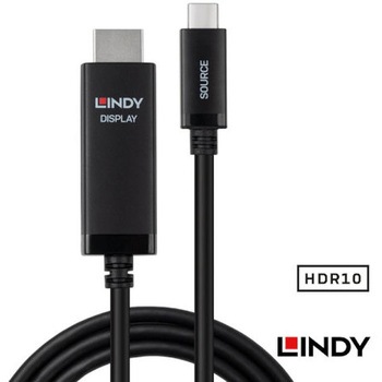 注文コード:03366190 LINDY USB Type-C to HDMI 8K HDR アクティブ変換ケーブル - LINDY