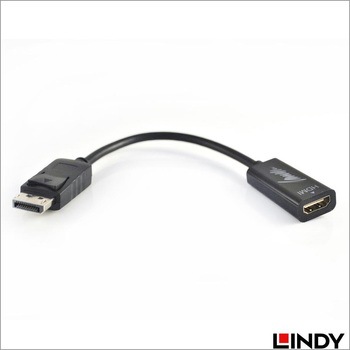 注文コード:03366251 LINDY DisplayPort to HDMI オス/メス 4K変換ケーブル - LINDY