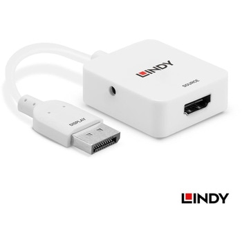 注文コード:03366278 LINDY HDMI 2.0 to DisplayPort 1.2 4K@60Hz 変換アダプタ - LINDY