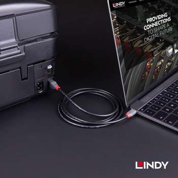 注文コード:03366321 LINDY ANTHRA LINE USB3.2 Gen 1 Type-C to Type-Bケーブル - LINDY