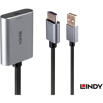 注文コード:03366339 LINDY HDMI 2.0 to USB Type-C アクティブ変換アダプタ - LINDY