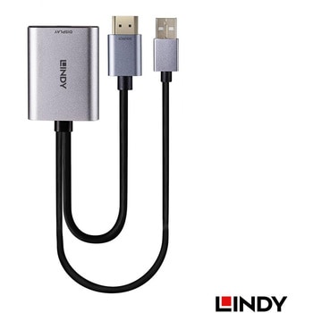注文コード:03366339 LINDY HDMI 2.0 to USB Type-C アクティブ変換アダプタ - LINDY