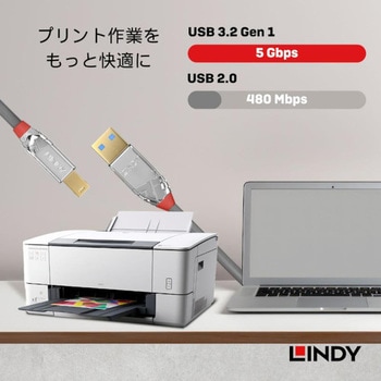 注文コード:03366357 LINDYCROMO LINE USB3.0 Type-A to Type-Bケーブル - LINDY