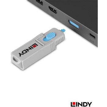 注文コード:03366366 LINDY DISPLAYPORT ポートブロッカーセット(専用キー x 1本、ブロッカー x 4個)セキュリティ対策 - LINDY