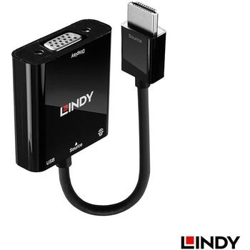 注文コード:03366418 LINDY HDMI to VGA/オーディオ アクティブ変換アダプタ - LINDY
