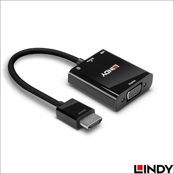 注文コード:03366418 LINDY HDMI to VGA/オーディオ アクティブ変換アダプタ - LINDY