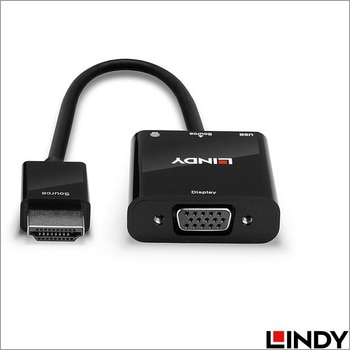 注文コード:03366418 LINDY HDMI to VGA/オーディオ アクティブ変換アダプタ - LINDY